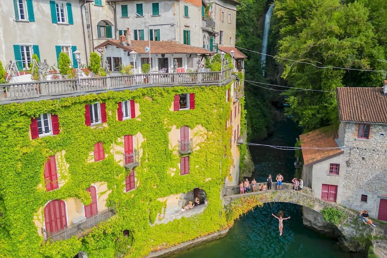 Terrace On Orrido Di Nesso Waterfall By Rent All Como 0*,