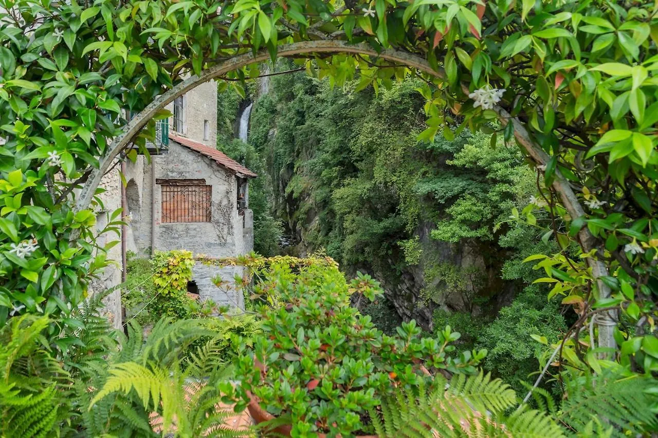 Apartment Terrace On Orrido Di Nesso Waterfall By Rent All Como