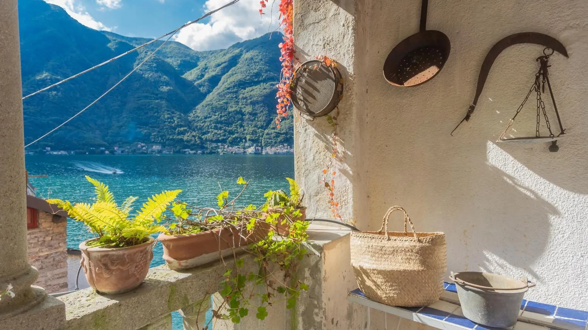 Terrace On Orrido Di Nesso Waterfall By Rent All Como Apartment