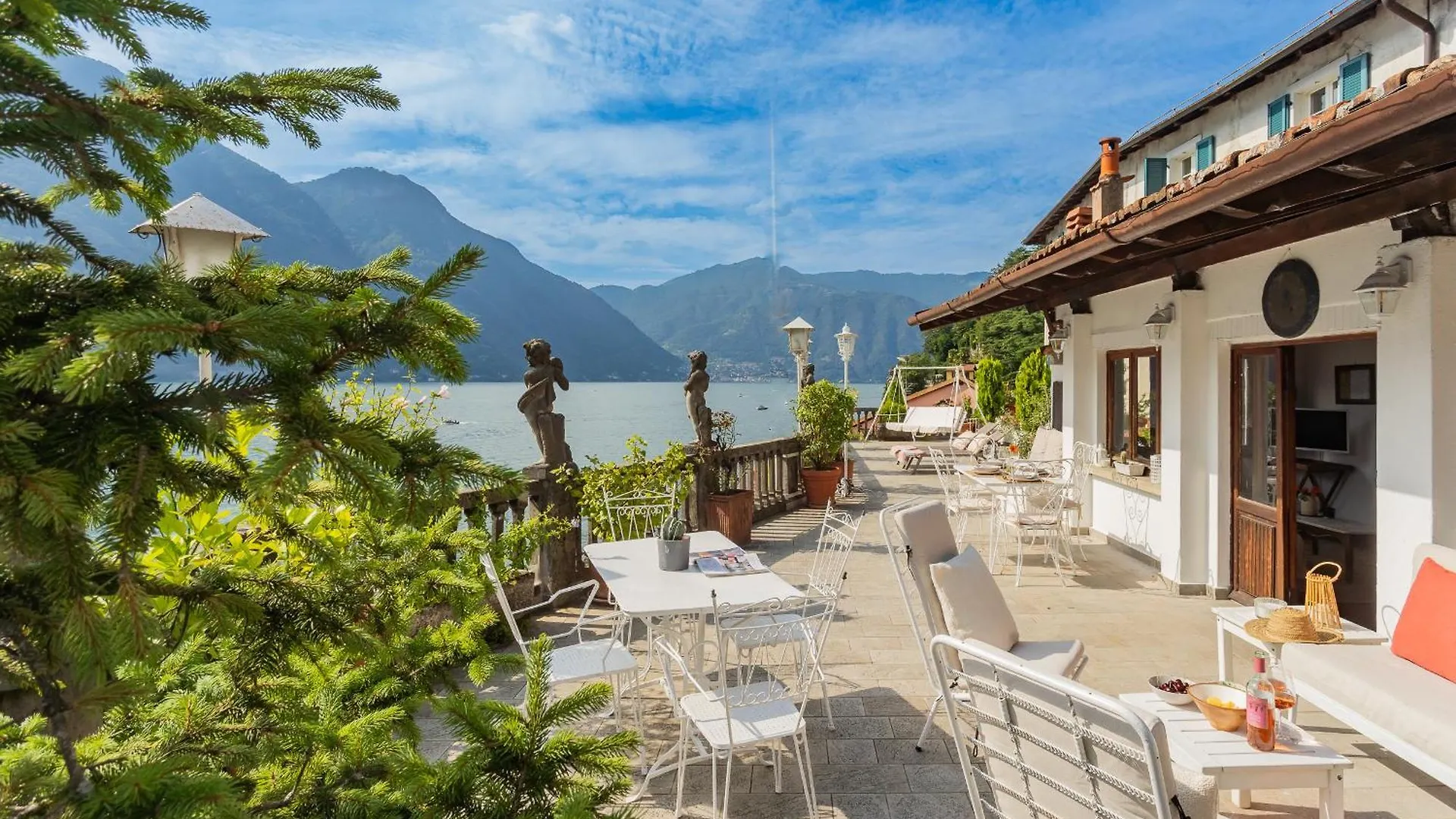 Terrace On Orrido Di Nesso Waterfall By Rent All Como 0*,
