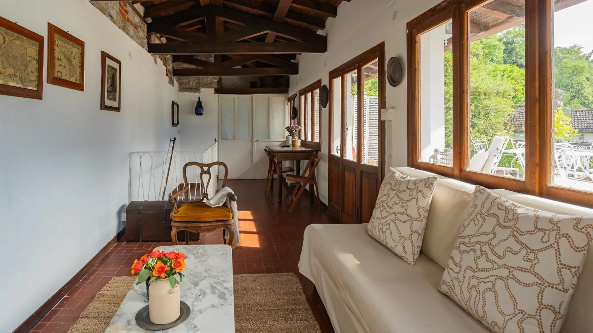 Terrace On Orrido Di Nesso Waterfall By Rent All Como