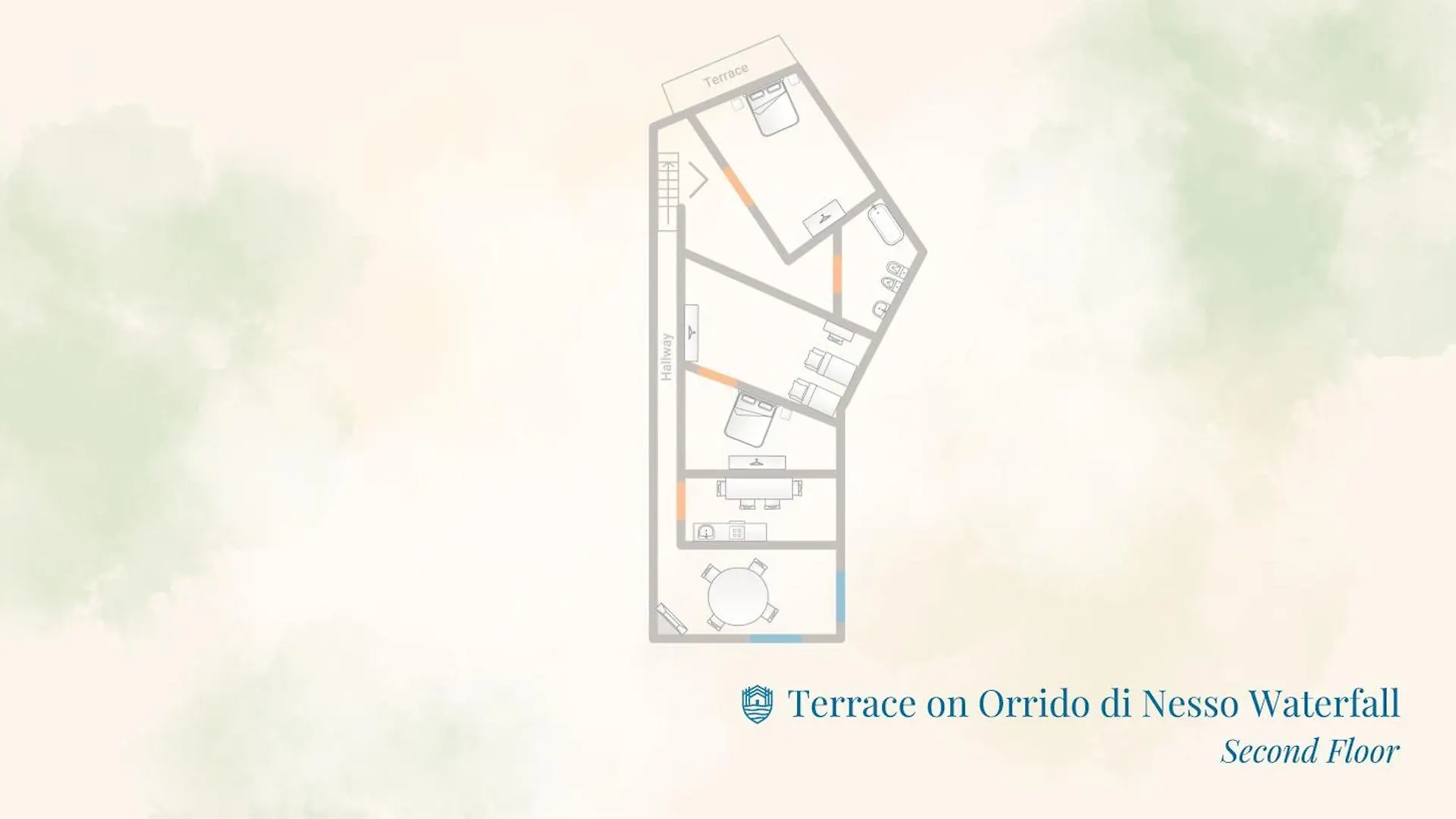Apartment Terrace On Orrido Di Nesso Waterfall By Rent All Como