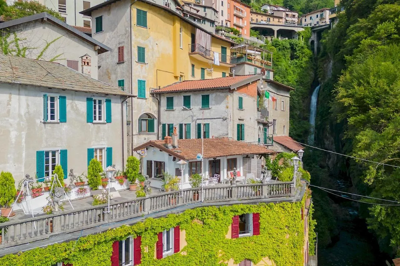 Terrace On Orrido Di Nesso Waterfall By Rent All Como