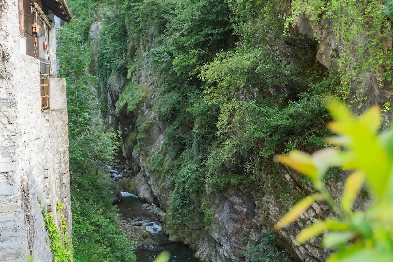 Apartment Terrace On Orrido Di Nesso Waterfall By Rent All Como