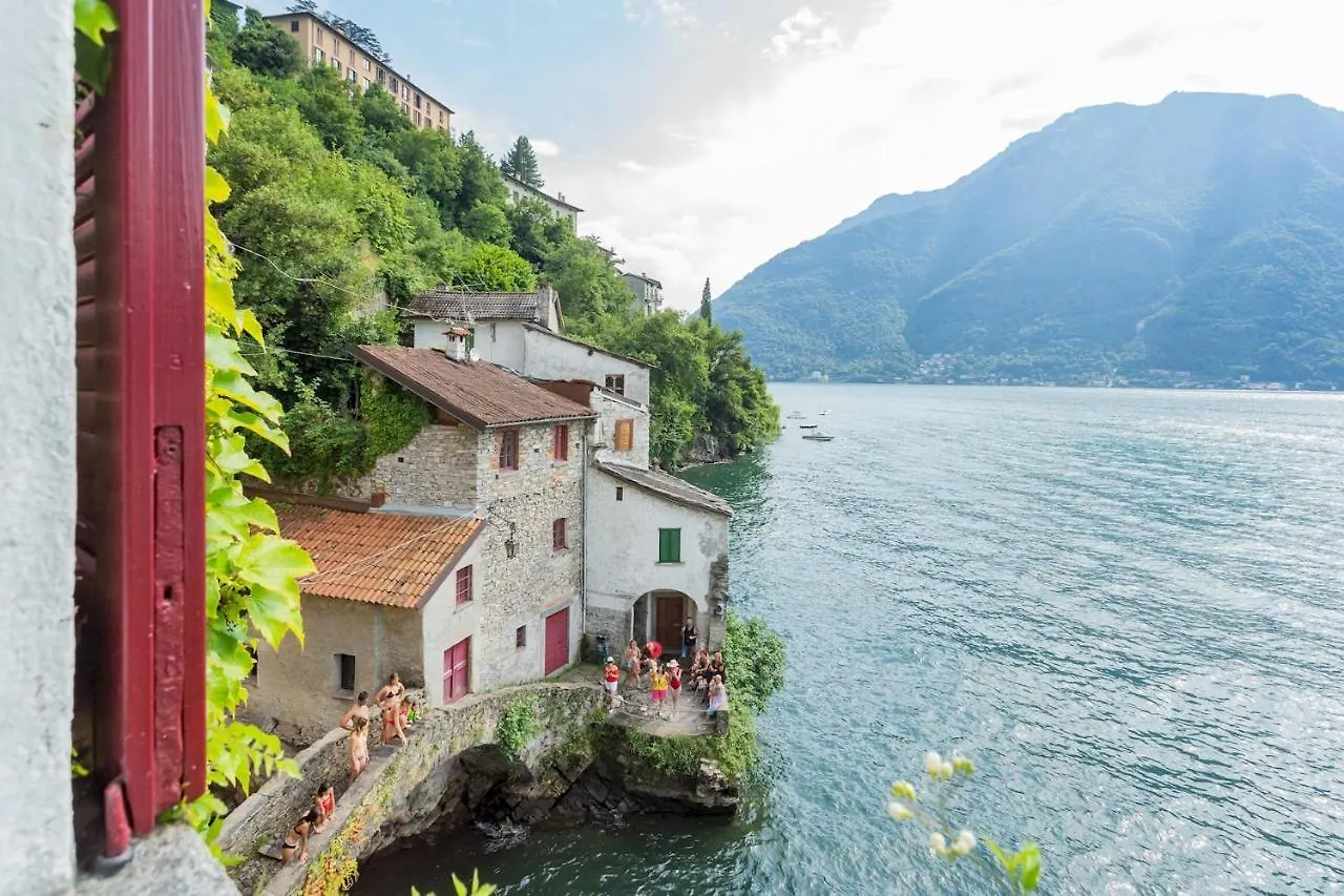 Terrace On Orrido Di Nesso Waterfall By Rent All Como