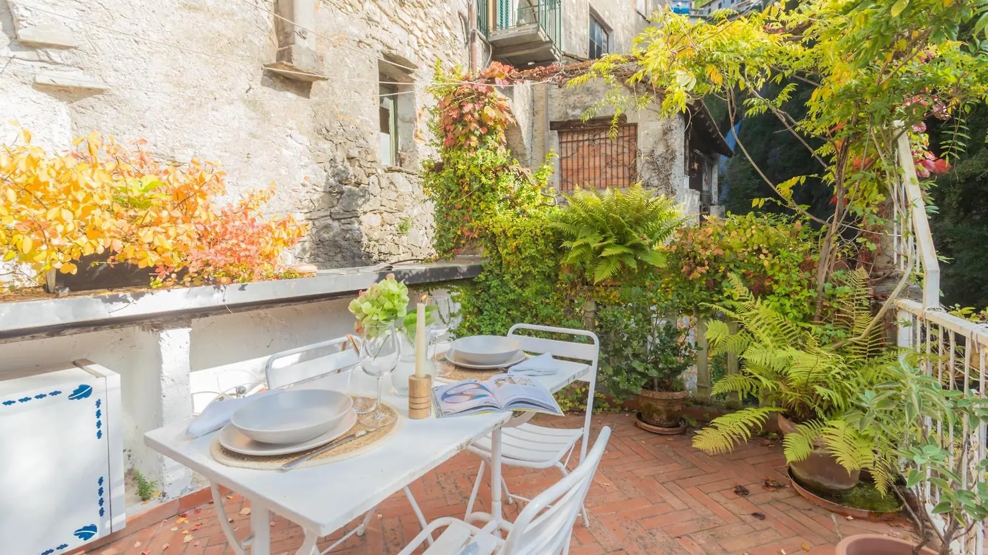 Apartment Terrace On Orrido Di Nesso Waterfall By Rent All Como Italy