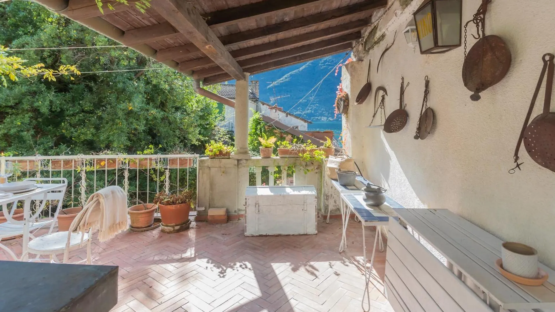 Apartment Terrace On Orrido Di Nesso Waterfall By Rent All Como Italy