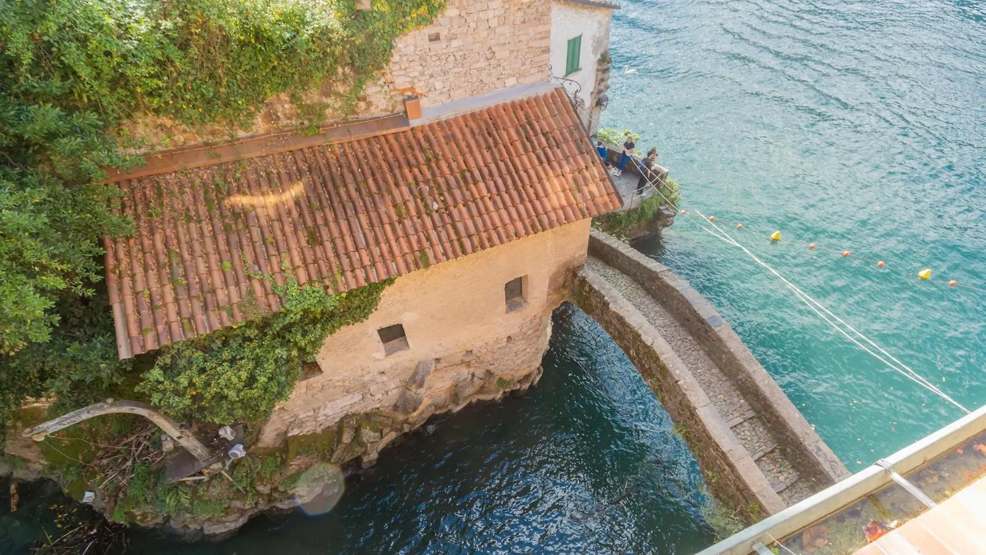 Terrace On Orrido Di Nesso Waterfall By Rent All Como