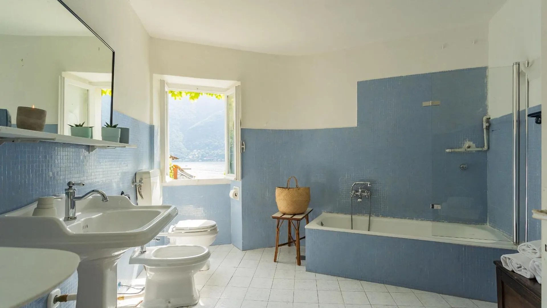Terrace On Orrido Di Nesso Waterfall By Rent All Como Italy