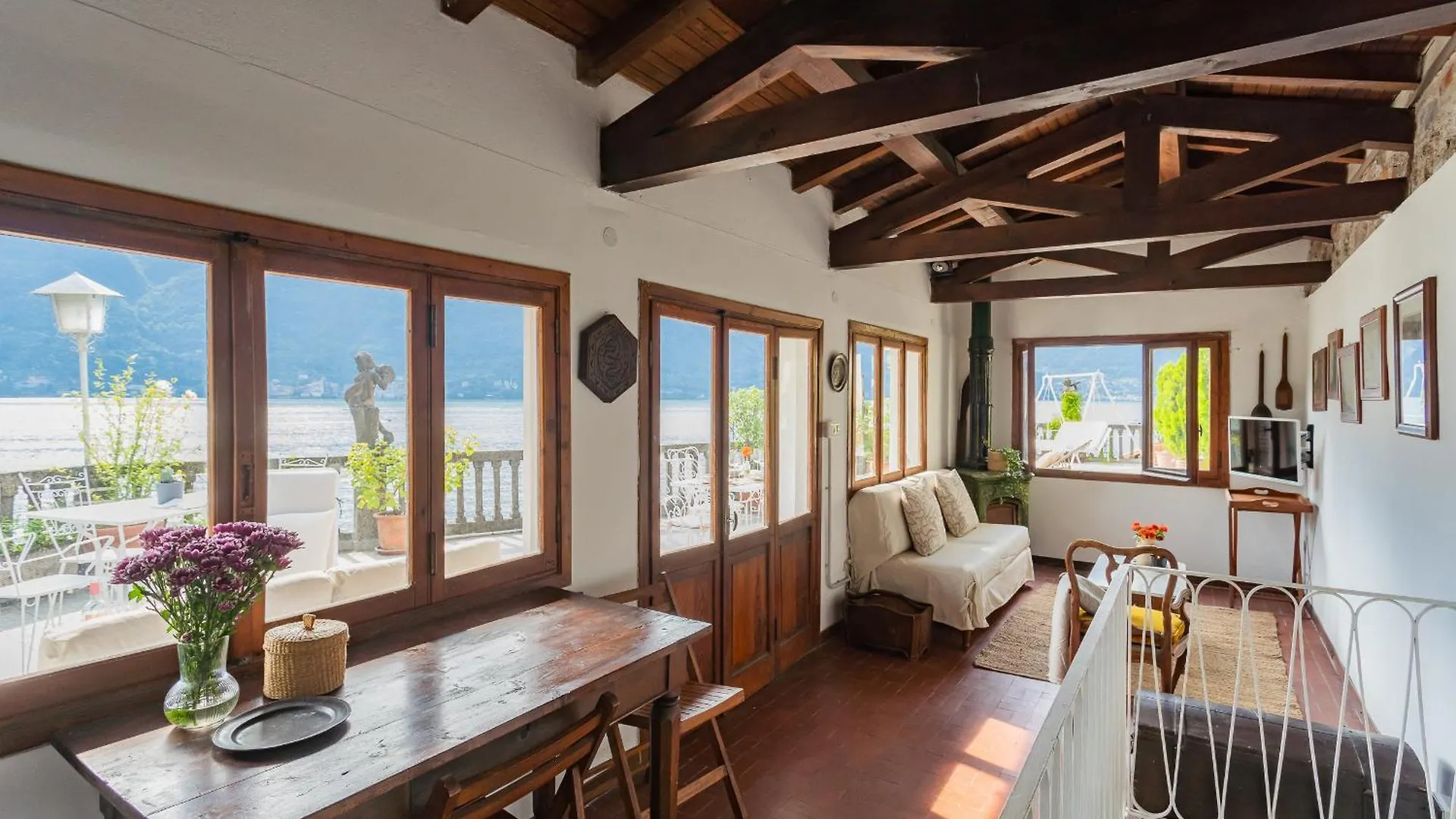 Terrace On Orrido Di Nesso Waterfall By Rent All Como