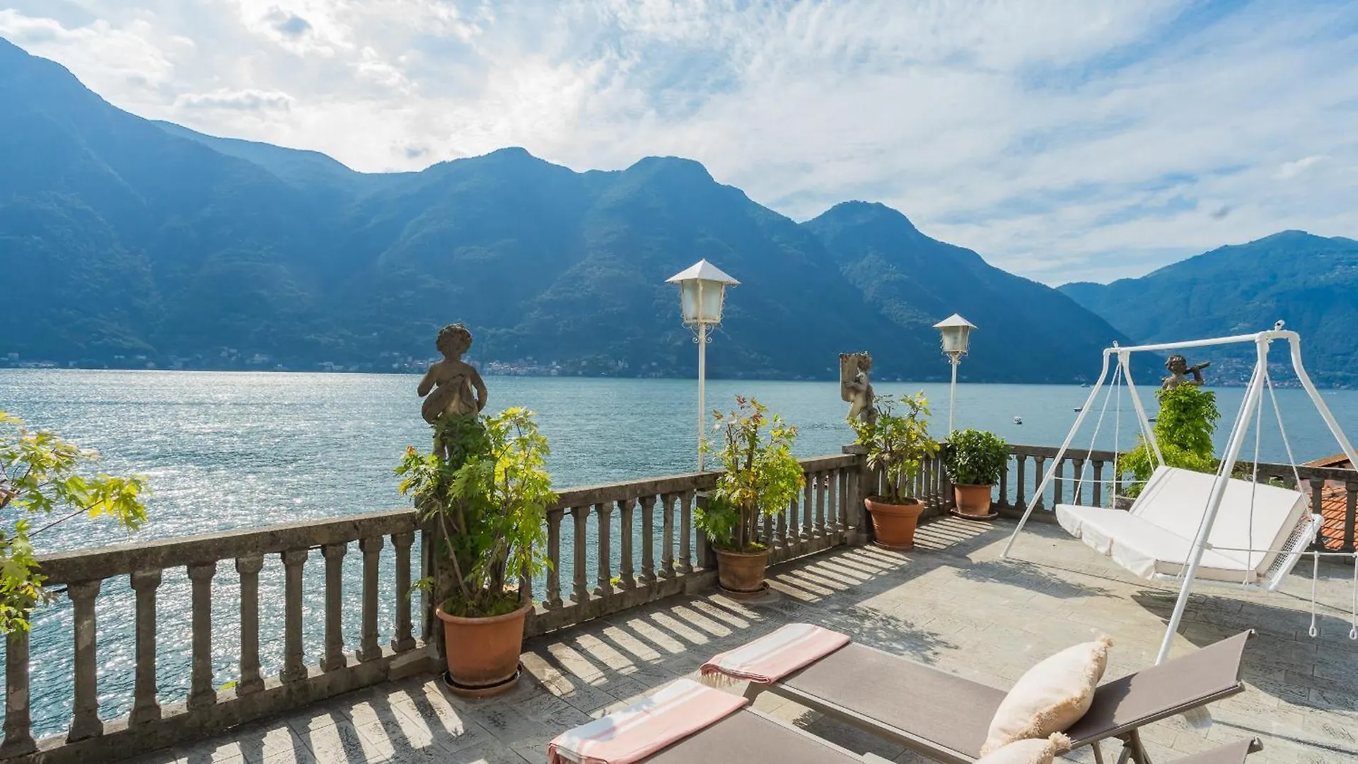 Terrace On Orrido Di Nesso Waterfall By Rent All Como location