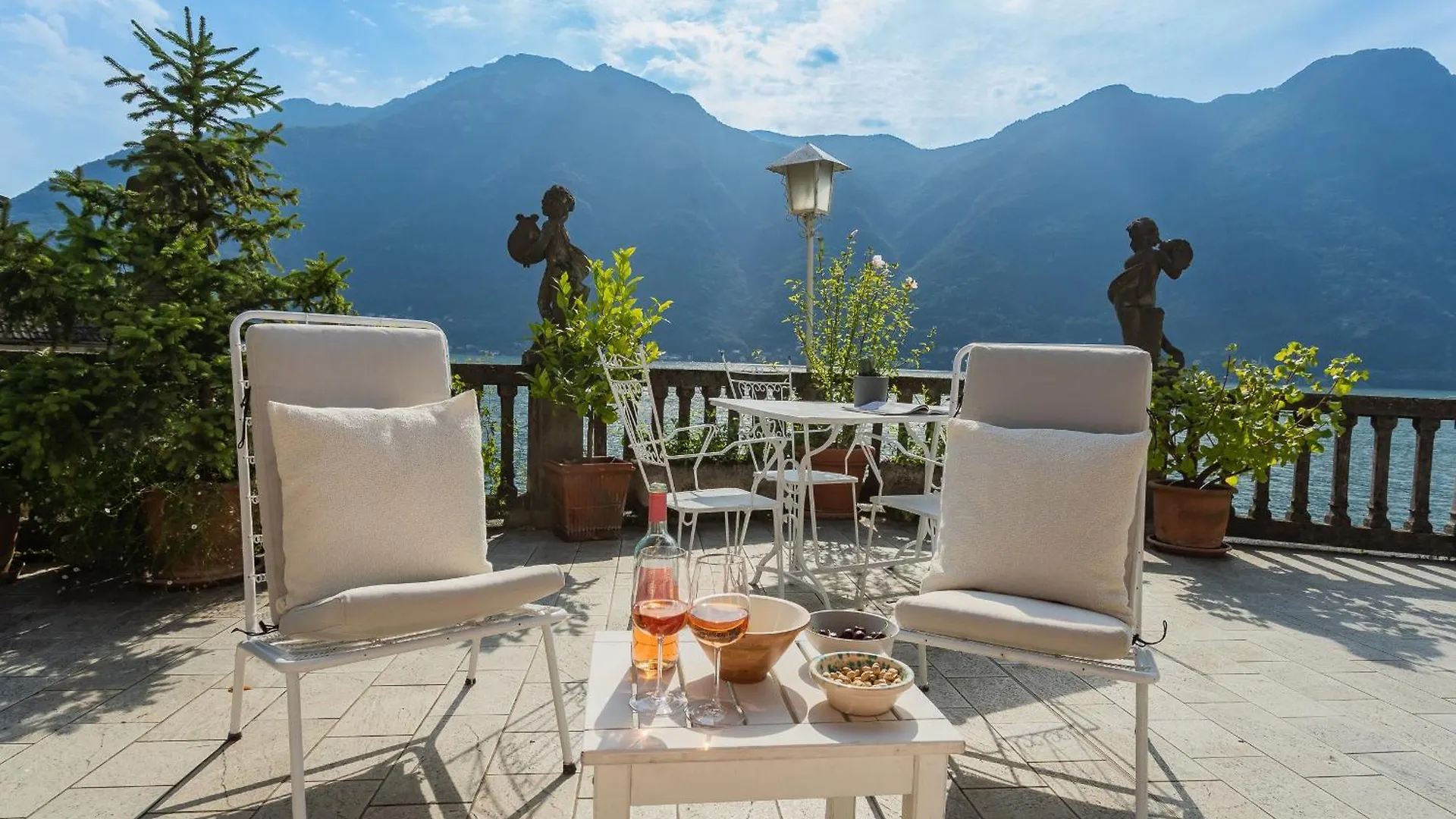 Terrace On Orrido Di Nesso Waterfall By Rent All Como